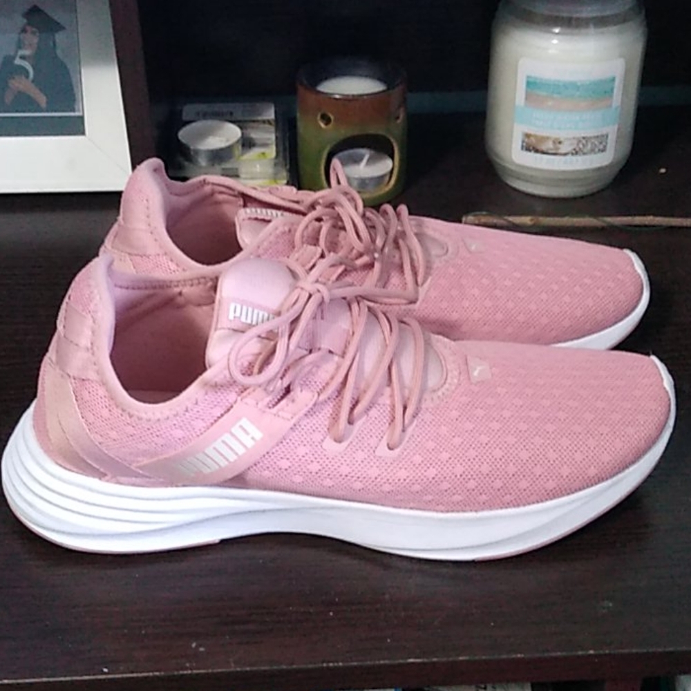 Women's Pink Puma Athletic Shoes